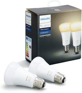 Pack De 2 Ampoules Connectées White Ambiance E27 [Classe Énergétique A+]