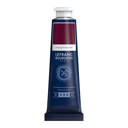 Peinture à l'huile en tube violet rouge 40ml - lefranc & bourgeois