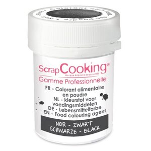 Colorant alimentaire en poudre noir 5 g