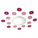 Eglo applique murale / plafonnier viki 1 rose 92147