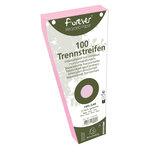 Paquet 100 Fiches Intercalaires Trapézoïdales Unies Perforées Forever - 105x240mm - Rose - X 6 - Exacompta
