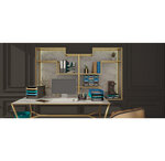 Porte-revues Mag-cube Neo Deco - Bleu De France - X 6 - Exacompta