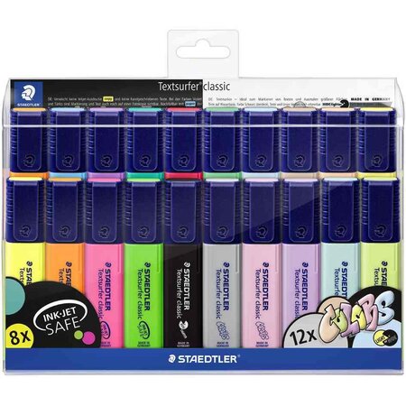 Surligneur 'textsurfer classic'  étui de 20 staedtler