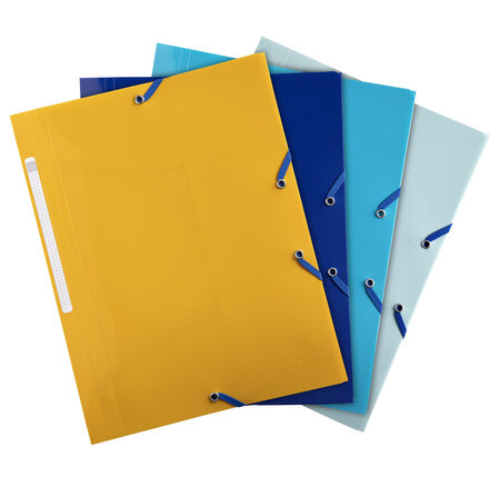 Chemise À Élastiques 3 Rabats Polypropylène Recyclé Beeblue - A4 - X 24 - Exacompta