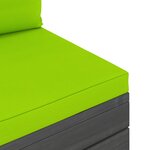 vidaXL Salon palette de jardin 6 Pièces avec coussins Bois de pin massif