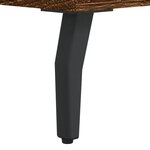vidaXL Buffet chêne marron 90x34x80 cm bois d'ingénierie