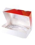 (lot  de 100 plateaux) plateau de présentation longueur 35 1cm