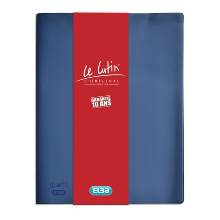 Protège-documents 'Le Lutin Original' PVC 30 Pochettes 60 Vues Bleu ELBA