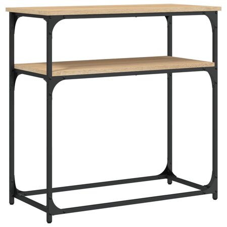 vidaXL Table console chêne sonoma 75x35 5x75 cm bois d'ingénierie