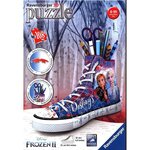 La reine des neiges 2 puzzle 3d sneaker - ravensburger - puzzle 3d enfant sans colle - pot a crayons 108 pieces - des 8 ans