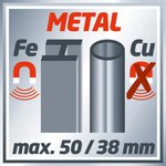 Einhell détecteur numérique de tuyau  de filetage et de cheville tc-md 50