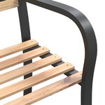 vidaXL Banc double de jardin 238 cm Bois de pin chinois
