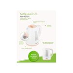 Bouilloire plastique 1,7 L AD 1264 Blanc ADLER EUROPE