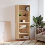 vidaXL Buffet chêne sonoma 69 5x32 5x180 cm bois d'ingénierie