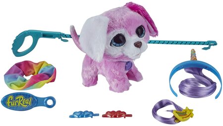 Peluche Interactive Glamalots Mon Chien stylé violet