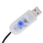 vidaXL Guirlande lumineuse d'arbre de Noël 210 LED Blanc froid 210 cm