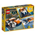 Lego creator 3-en-1 31089 - la voiture de course - jeu de construction