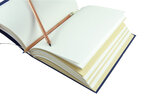 Carnet d'artiste papier artistic journal 16x21cm 90g bleu marine 192 f.