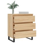 vidaXL Buffet Chêne sonoma 60x35x70 cm Bois d'ingénierie