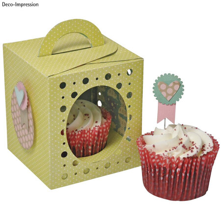 Matrice découpe et embossage Thinlits Plus Sizzix Cupcake