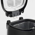 Friteuse 2 5 l noire bestron adf2000 1800 w