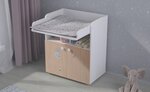 Commode à langer POLSKA AMIS ZEN BLANC-NATUREL