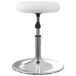 vidaXL Chaises à manger lot de 4 blanc similicuir