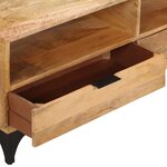 vidaXL Meuble TV Bois de manguier 120 x 35 x 45 cm