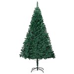 vidaXL Arbre de Noël artificiel pré-éclairé et branches épaisses vert