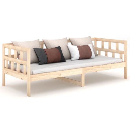 vidaXL Lit de jour bois de pin massif 80x200 cm