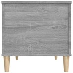vidaXL Table basse Sonoma gris 90x44 5x45 cm Bois d'ingénierie