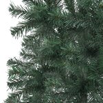 vidaXL Arbre de Noël artificiel d'angle LED et boules Vert 240 cm PVC