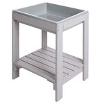 Roba table de jeu d'extérieur 38x32x50 cm gris