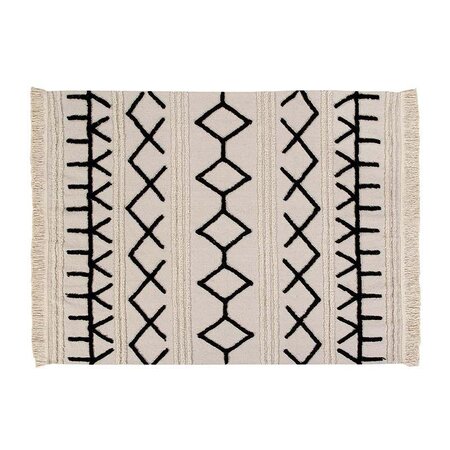 Tapis coton Berbère Canvas - beige - 140 x 200
