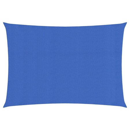vidaXL Voile d'ombrage 160 g/m² Bleu 2 5x4 5 m PEHD