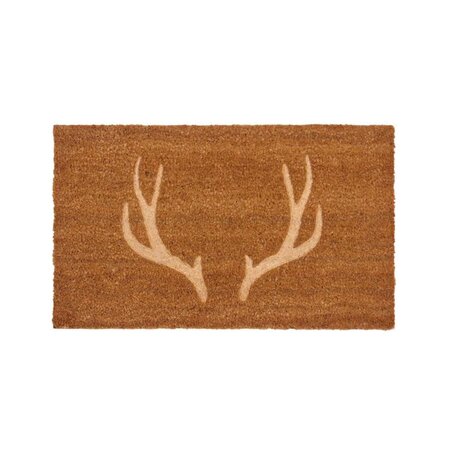 Paillasson en fibres de coco bois de cerf thermopressé
