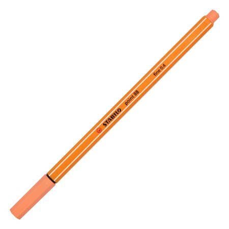 Stylo-feutre point 88 pointe fine 0 4 mm abricot stabilo
