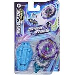 Beyblade - burst surge - starter pack avec toupie de compétition speedstorm jet wyvron w6 et lanceur