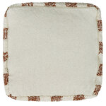 Pouf Vichy café 20 x 40 x 40 cm