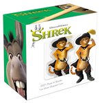PUSS IN BOOTS Shape 20 Anniversary 1 onces argent monnaie 2 Dollars Niue 2021