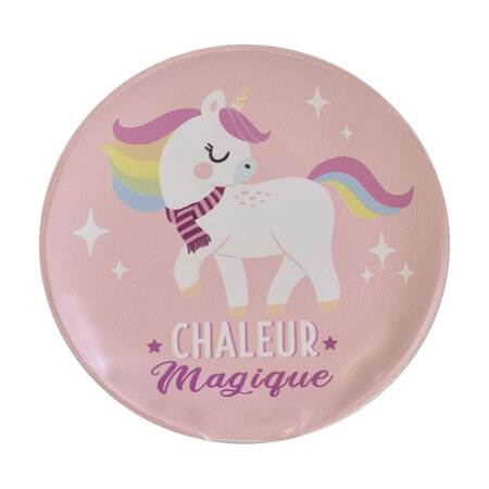 Chaufferette de poche licorne