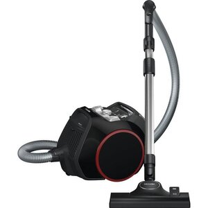 Miele boost cx1 aspirateur traîneau sans sac - technologie vortex -78db- moteur powerline 890w - 4 positions - noir liseré rouge