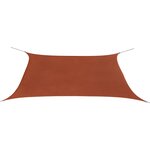 vidaXL Parasol en tissu Oxford rectangulaire 2 x 4 m Ocre marron
