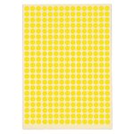 2940 Étiquettes Jaune Ø 8