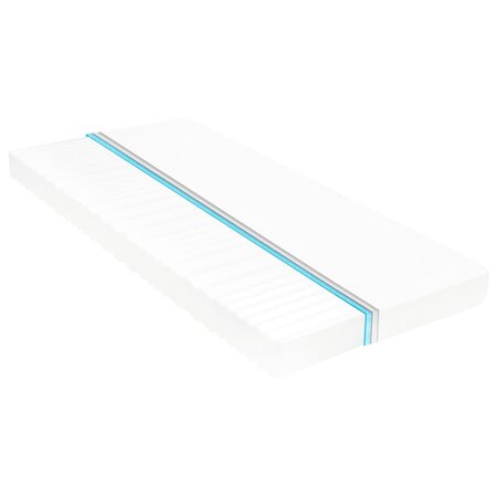 vidaXL Matelas 120 x 200 cm 7 zones Mousse PU 10 cm H2 H3