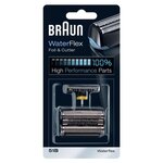Piece de rechange compatible avec les rasoirs waterflex - braun 51b noire