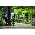 Philips alpenglow lampe de jardin - noire - 1x9.5w - 230v