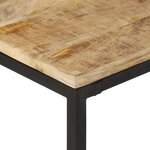 vidaXL Tables gigognes 2 Pièces Bois solide de manguier