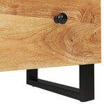 vidaXL Buffets 2 Pièces 60x33x75 cm Bois massif d'acacia (345230x2)