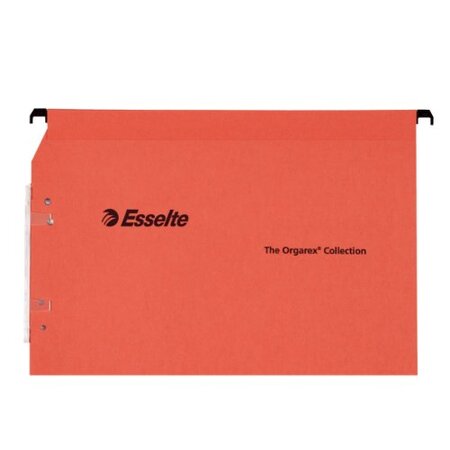 Boîte de 25 dossiers suspendus pour armoire kraft Fond 30 mm Orange L'OBLIQUE AZ